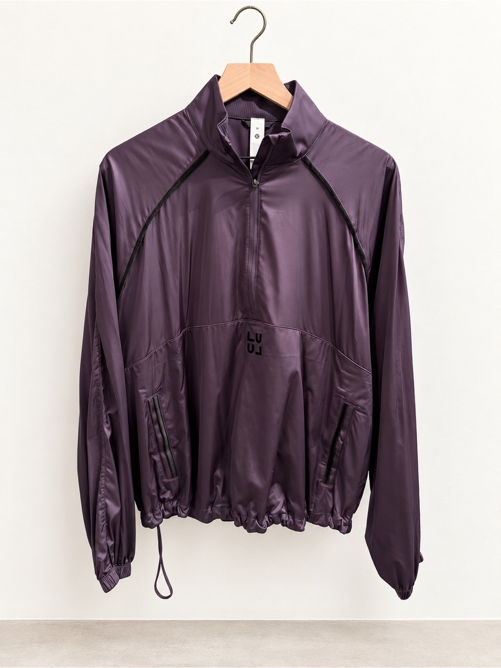 Lululemon- Stretch-Satin Flocked Training Jacket AMOB